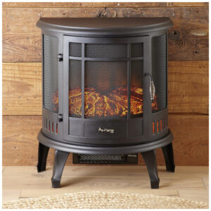 ectqwk7w8jh00b_6 jpg - Lareira Elétrica com Chamas 3D Ajustáveis, 1500W, 110v, E Flame USA, Preta