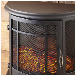 ectqwk7w8jh00b_7 jpg - Lareira Elétrica com Chamas 3D Ajustáveis, 1500W, 110v, E Flame USA, Preta