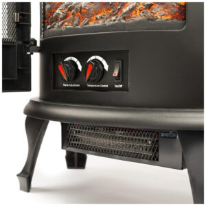 ectqwk7w8jh00b_8 jpg - Lareira Elétrica com Chamas 3D Ajustáveis, 1500W, 110v, E Flame USA, Preta