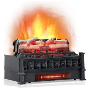 ectqxg2h1q9c0b_9 jpg - Lareira Elétrica Ecológica 20 50 cm com Cama de Brasa de Bétula Realista, Temperatura Ajustável e Proteção Contra Superaquecimento, 110V 1500W, Tangkula, Preta