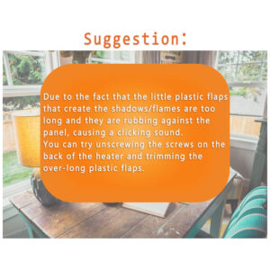 ectqxks52qz70b_3 jpg - Aquecedor Mini Lareira Elétrica com Controle Remoto e Chamas 3D Ajustável, Branca, 110v, DONYER POWER, Branco