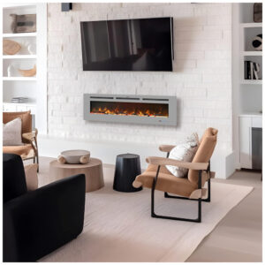 ectqybflvryb0b_6 jpg - Lareira Elétrica de 152 cm, Embutida ou de Parede, Aquecedor Linear com Termostato,Tela Touch,Chama Multicolorida,Timer, Troncos e Cristais, Kentsky