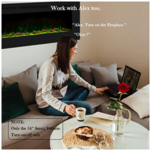 ectqzkbsc8nb0b_2 jpg - Lareira Elétrica de Embutir A54x137L com Controle Remoto e APP para Celular, 110V, Masarflame, Preta