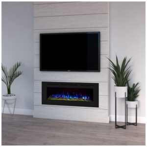 ectqzkbsc8nb0b_6 jpg - Lareira Elétrica de Embutir A54x137L com Controle Remoto e APP para Celular, 110V, Masarflame, Preta