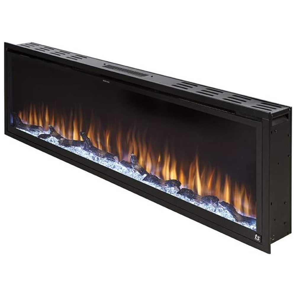 Lareira Elétrica Touchstone 152x49cm 1500W WiFi Alexa 60 Cores Embutir 110V