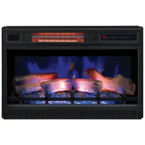 ectqi52jyth10b_2 jpg - Lareira Elétrica de Embutir A43x68L com Infravermelho 3D, 110V, ClassicFlame, Preta