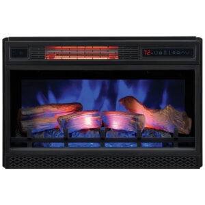 ectqi52jyth10b_6 jpg - Lareira Elétrica de Embutir A43x68L com Infravermelho 3D, 110V, ClassicFlame, Preta