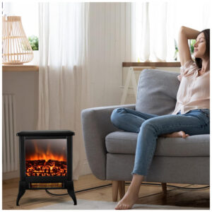 ectqndzv9dn90b_8 jpg - Lareira Elétrica Portátil com Temperatura Ajustável e Proteção Contra Superaquecimento, 110V 1400W, GOFLAME, Preta