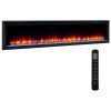 ectq3jhcjx280b_0 jpg - Lareira Elétrica Linear SimpliFire Allusion Platinum de 182,88 cm, Preta