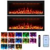ectq63ggpvjd0b_0 jpg - Lareira Elétrica Valuxhome 106,68 cm com Controle Remoto via App, Montagem Embutida e na Parede, Temporizador de 19 horas, 13 Combinações de Cores,