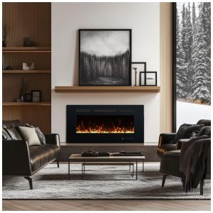 ectq6c64xzjd0b_4 jpg - Lareira Elétrica Moderna de Parede e Embutida Valuxhome 165,1 cm para Ambiente Interno, 16 Opções de Cores, Termostato, Timer 19 Horas, Aquecedor