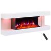 ectqjshdzg5d0b_0 jpg - Lareira Elétrica PuraFlame Alsa 111,76 cm Montagem na Parede Tudo em Um com Cores de Luz Ambiente Variadas, Controle Remoto, Aquecedor de 1500W,