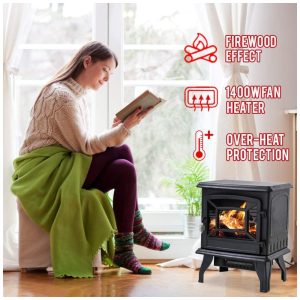 ectqv8d41qz70b_2 jpg - Lareira Elétrica Portátil com Termostato e Efeito de Chama Ralista, 110V 1500W, FDW, Preta