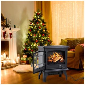 ectqv8d41qz70b_5 jpg - Lareira Elétrica Portátil com Termostato e Efeito de Chama Ralista, 110V 1500W, FDW, Preta