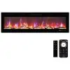 ectqymsyxdmd0b_0 jpg - Lareira Elétrica de 152 cm, Embutida ou de Parede, com LED Touch, Controle Remoto e App Wi Fi. Aquecedor 1500 750W, 12 Cores Ajustáveis, Timer,AsyPets