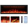 ectqzm1sqvjd0b_0 jpg - Lareira Elétrica Valuxhome 127 cm Ultra Fina, Embutida e para Montagem na Parede, Moldura Ultracompacta e Tela Ampliada com 13 Cores de Chama