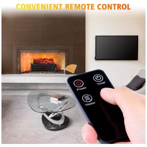 ectqgd8cbd4b0b_3 jpg - Lareira Elétrica Ecológica 21 52 cm com Controle Remoto, Temporizador de 8H, Brilho Ajustável e Proteção Contra Superaquecimento, 110V 1500W, LifePlus FP201R, Preta