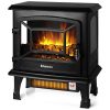 Lareira Elétrica Suburbs Realista Portátil, 1400W, TURBRO TS20, Preto