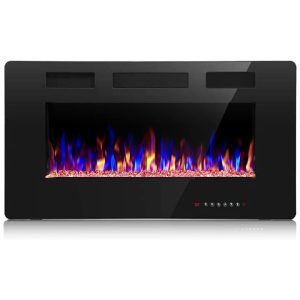 ectqbc8nfvg90b_0 jpg - Crzoe Jx 830C3 Lareira Elétrica de Embutir A76x45L, Controle Remoto e Luz de LED, 110V, 1500W, Preto