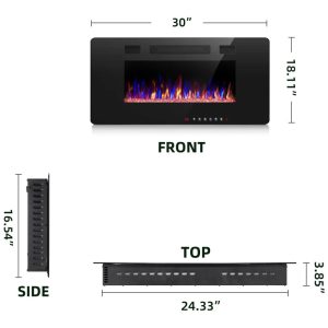 ectqbc8nfvg90b_1 jpg - Crzoe Jx 830C3 Lareira Elétrica de Embutir A76x45L, Controle Remoto e Luz de LED, 110V, 1500W, Preto