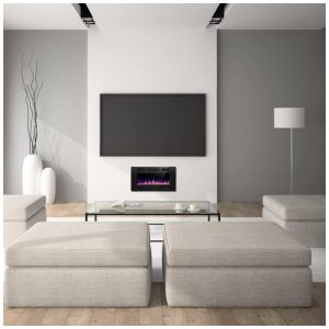 ectqbc8nfvg90b_6 jpg - Crzoe Jx 830C3 Lareira Elétrica de Embutir A76x45L, Controle Remoto e Luz de LED, 110V, 1500W, Preto