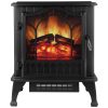 Lareira Elétrica Portátil com Chamas Realista 3D e Proteção Contra Superaquecimento, 110V 1500W, AIRMATE, Preta