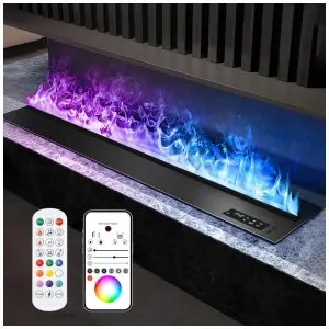 ectqyrw5pysc0b_0 jpg - Lareira Elétrica Vapor d Água Mexhom Multicolor Chama Atomizada Recessível Controle Remoto 200cm 110 120V