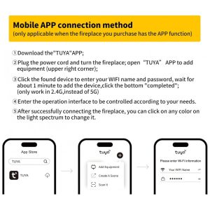 ectqyrw5pysc0b_6 jpg - Lareira Elétrica Vapor d Água Mexhom Multicolor Chama Atomizada Recessível Controle Remoto 200cm 110 120V