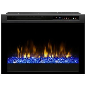 Lareira Elétrica de Embutir A48x66L com Controle Remoto e Acrílico Ember, 110V, Dimplex XHD26G, Preta