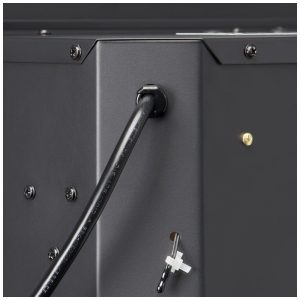 Lareira Elétrica de Embutir A48x66L com Controle Remoto e Acrílico Ember, 110V, Dimplex XHD26G, Preta