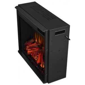 Lareira Elétrica Real Flame 60x51cm 1500W Insert Chamas 6 Cores Termostato 110V