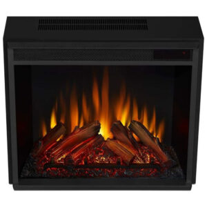 Lareira Elétrica Real Flame 60x51cm 1500W Insert Chamas 6 Cores Termostato 110V