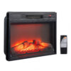 Lareira Elétrica VINGLI 62x46cm 1400W 6 Cores Chamas LED Embutir 110V