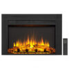 Lareira Elétrica Legend Flame 81x56cm 1500W Chamas LED Insert Embutir 110V