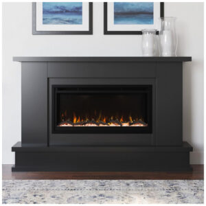 Lareira Elétrica Modern Ember 163x106cm 1465W Alexa WiFi 15 Cores Madeira 110V