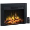 Lareira Elétrica Efiretric 72x51cm 1500W Troncos LED Timer Embutir 110V