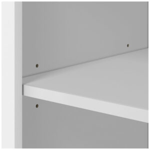 Lareira Elétrica Furinno 120x54cm 1400W Rack TV 55pol Branco Portátil 110V