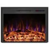 Lareira Elétrica RODALFLAME 84x63cm 1500W Chamas 3 Cores Embutir 110V