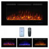 Lareira Elétrica Dreamflame 107x55cm 1500W Chamas 3 Cores Embutir 110V