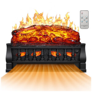 Lareira Elétrica Electactic L250 21 Polegadas 53 cm Freestanding Marrom Tradicional 750W 1500W