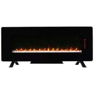 Lareira Elétrica de Parede Dimplex Winslow 48 Polegadas 122 cm Preta 1400W 120V