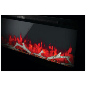 Lareira Elétrica Napoleon Entice 42 NEFL42CFH Preta de Parede 5000 BTU 120V