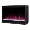 Lareira Elétrica Dimplex 107x50cm 1500W Multi Fire Cristais LED Embutir 110V