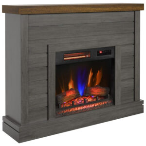 Lareira Elétrica Duraflame 120x98cm 1500W Chamas 3D Mantel Parede 110V