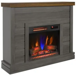 Lareira Elétrica Duraflame 120x98cm 1500W Chamas 3D Mantel Parede 110V