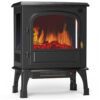 Lareira Elétrica Sweetcrispy FP203R T3 P de Piso 51 cm 20,2 Efeito Chama 3D 1500 W Timer 12h e Remoto