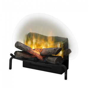 Lareira Elétrica Dimplex 60x48cm 1500W Chamas 3D Controle Remoto Insert 110V