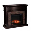 Lareira Elétrica SEI Furniture 116x107cm 1500W Chamas LED Corner 110V