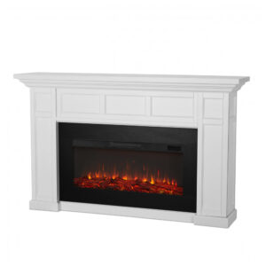 Lareira Elétrica Real Flame 190x116cm 1500W Quartzo Controle Remoto 110V