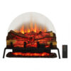 Lareira Elétrica PuraFlame Preto Freestanding 6 Cores de Chama 750W 1500W 68.6 L X 50.5 cm A cm 120V